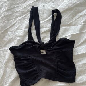 Urban Outfitters Black Crop Top
